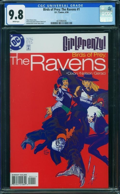 Birds of Prey: The Ravens (1998) CGC 9.8 NM/MT