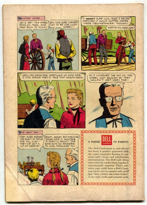 Annie Oakley and Tagg #7 1956- Dell Western- Photo cover VG