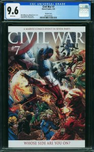Civil War #7 Turner Cover (2007) CGC 9.6 NM+