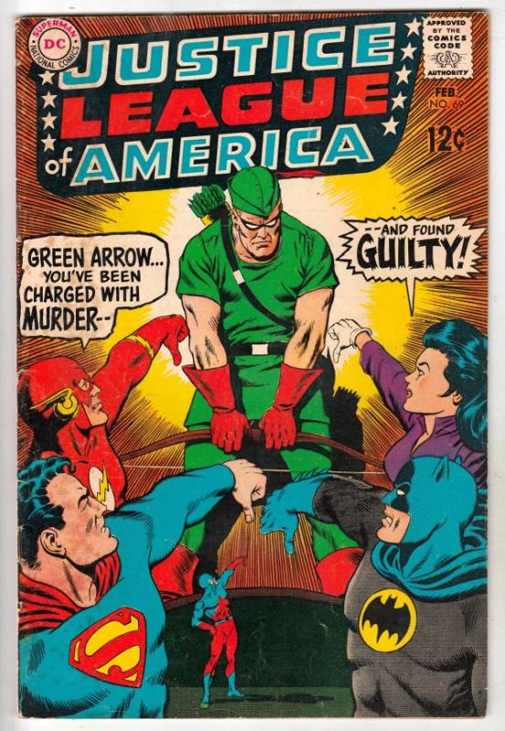 Justice League of America #69 (Feb-69) FN+ Mid-High-Grade Justice League of A...