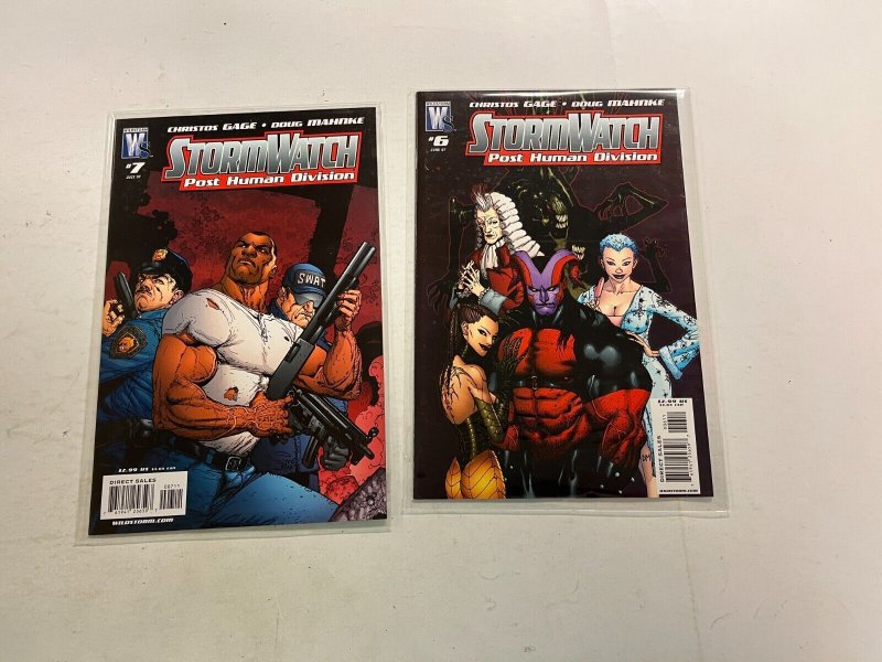 3 Stormwatch Post Human Division Wildstorm Comics books #6 7 8 Gage 63 RC1