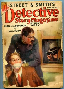 Detective Story Pulp May 28 1932- Trail of the Octopus FAIR