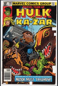 Marvel Team-Up #104 (1981) Hulk