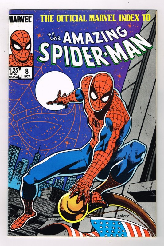 The Official Marvel Index to the Amazing Spider-Man #8 (1985)  Marvel