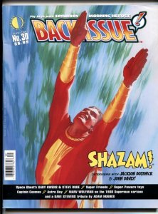 Back Issue! #30 2008- comic fanzine - Space Ghost - Shazam