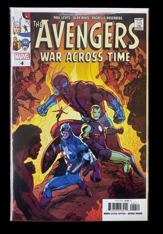 The Avengers War Across Time #1-5 Run Lot Paul Levitz Marvel Comics 2023