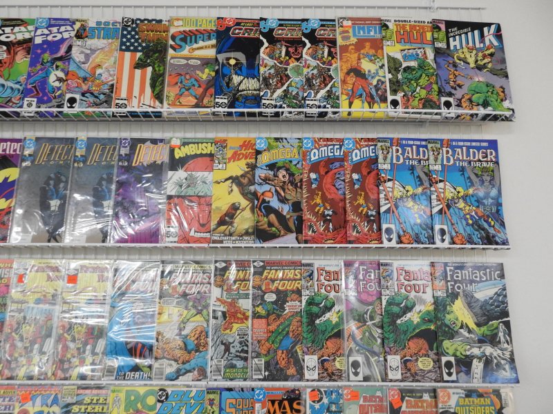 Huge Lot 160+ Comics W/ Batman, Fantastic Four, Crisis,+More! Avg VF- Condition!