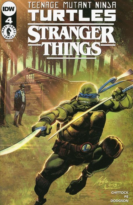 Teenage Mutant Ninja Turtles X Stranger Things #4F VF/NM ; IDW | RI 1:50 Variant