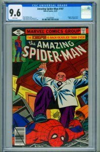 AMAZING SPIDER-MAN #197 CGC 9.6 comic book 1979-KINGPIN 4318360001