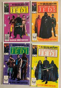 Star Wars Return of the Jedi set #1-4 Marvel (average 7.0 but #1 is 6.0) (1983+)