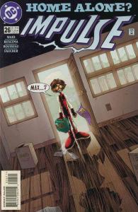 Impulse #26 FN ; DC | Mark Waid Home Alone?