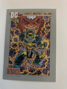 MONARCH #100 card : 1992 DC Universe Series 1, NM/M, Impel;  key JLA villain