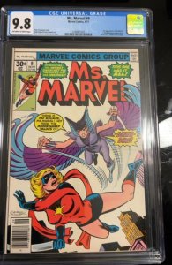 Ms. Marvel #9 (1977) CGC 9.8 OW to WHITE