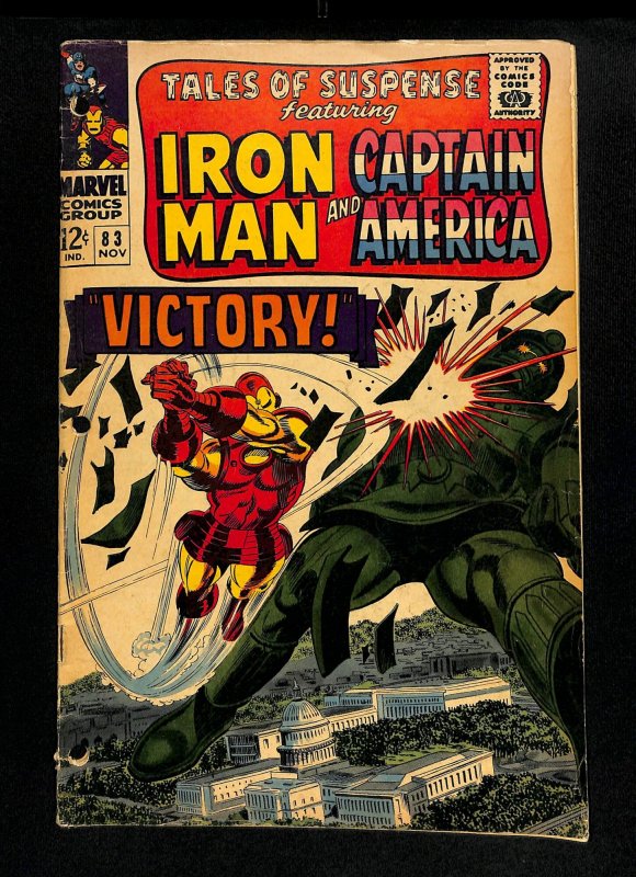 Tales Of Suspense #83 1st Tumbler! Iron Man Captain America!