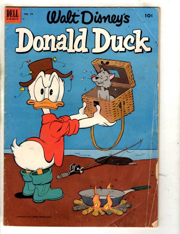 Donald Duck # 29 VG Dell Silver Age Comic Book 1953 Walt Disney Cat Fire JL19 | Comic Books - Silver Age, Dell, Donald Duck, Superhero / HipComic Donald Duck # 29 VG Dell Silver Age Comic Book 1953 Walt Disney Cat Fire JL19 | Comic Books - Silver Age, Dell, Donald Duck, Superhero / HipComic