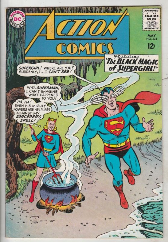Action Comics #324 (May-65) VF+ High-Grade Superman, Supergirl