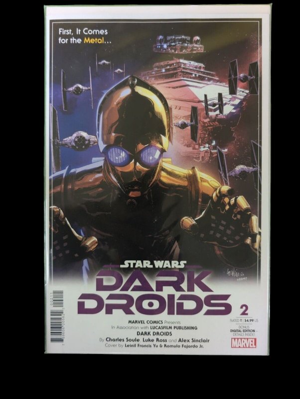 Star Wars Dark Droids #1-5 Complete Series + #1  Giuseppe Camuncoli Foil Soule