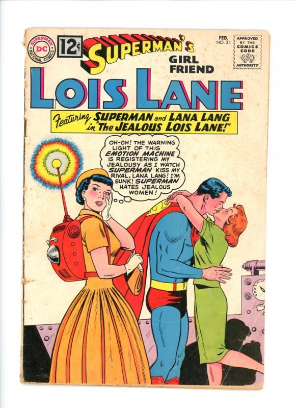 Supermans Girl Friend Lois Lane 31 Gvg 1962 Comic Books Silver Age Dc Comics Lois Lane 