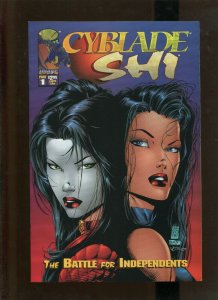 CYBLADE/SHI:THE BATTLE FOR INDEPENDENTS #1 (9.2)NM- 1ST WITCHBLADE!! 1995
