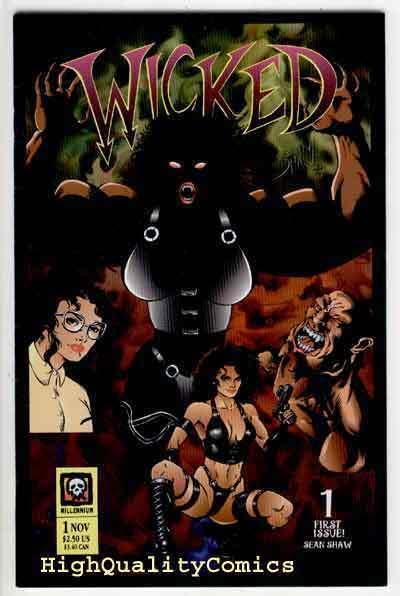 WICKED #1, NM, Millennium, 1994, Sean Shaw, Femme Fatale, more indies in store