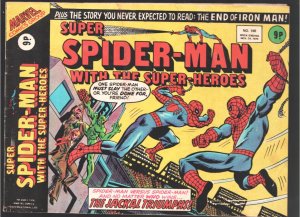 Super Spider-man & The Super-Heroes #197 1976-Puppet Master-Mad Thinker-Thin