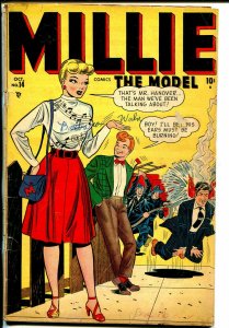 Millie The Model-#14 1948-Marvel-Good Girl Art-fire fighters-Chili-Kurtzman-VG-