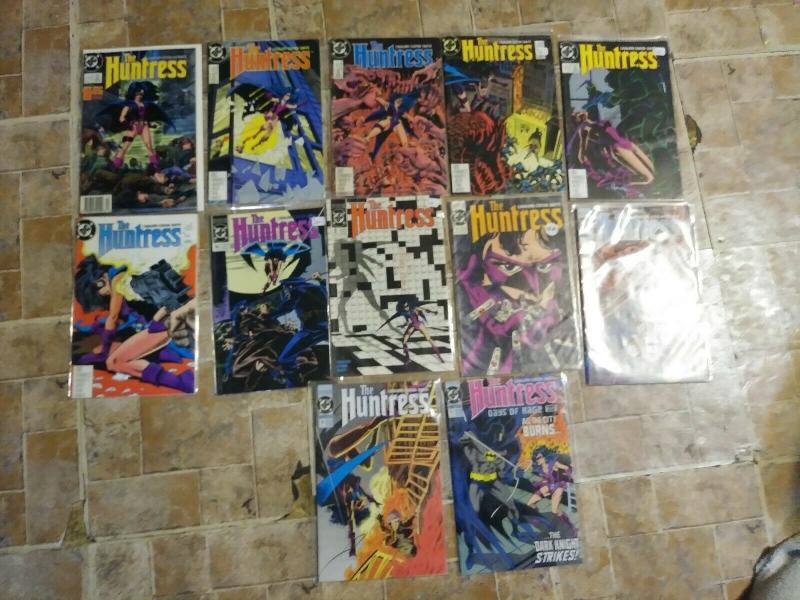 HUNTRESS 1 2 3 4 5 6 7 8 9 15 16 17  1989 DC COMICS BATMAN 1ST KEY APPERANCE