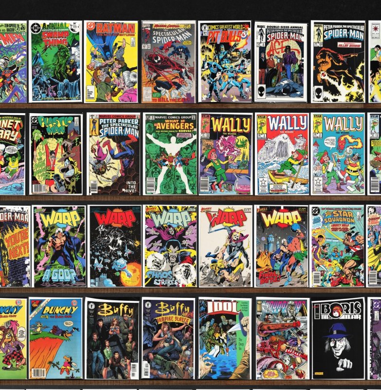 Huge Lot 150+ Comics with Wally The Wizard, Warp, Preacher & More!