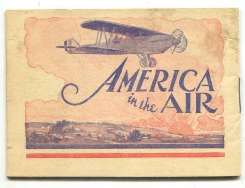 America In The Air 1929- aviation premium comic style art 