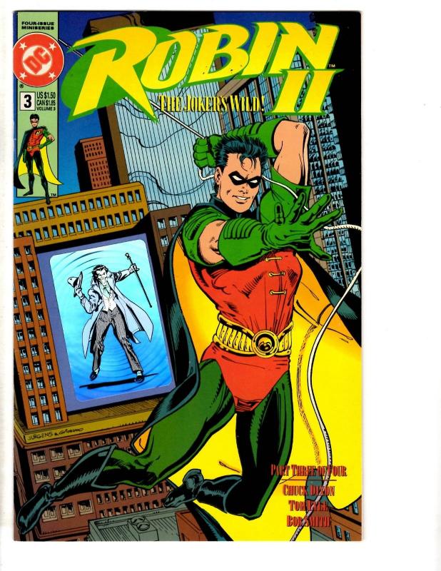 11 Robin 2 Joker's Wild DC Comic Books # 1 (4) 2 (4) 3 (2) 4 CR18