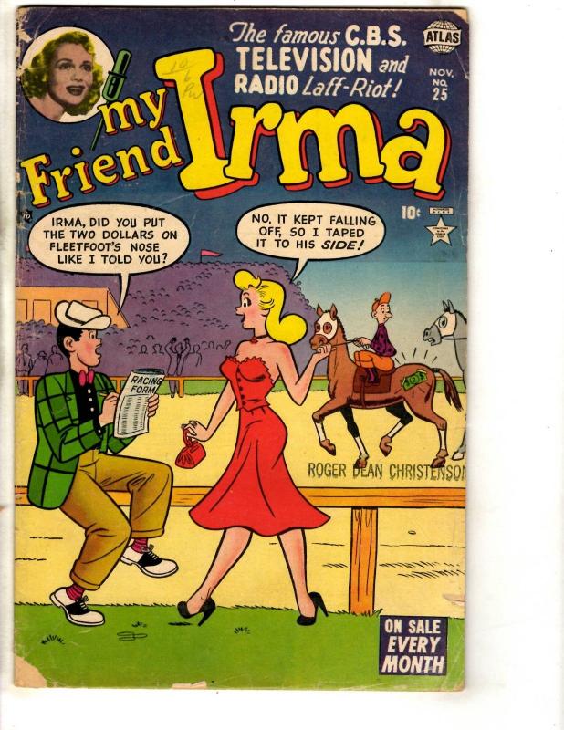 My Friend IRMA # 25 VG Atlas (Marvel) Comic Book CBS Television Radio JL17