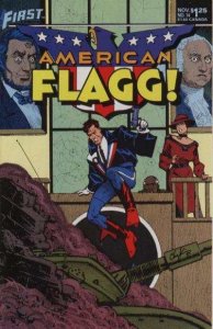 American Flagg!   #14, NM- (Stock photo)