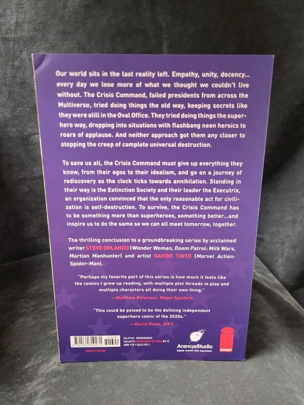 Commanders in Crisis, Volume 2: The Reaction Signed by Steve Orlando W/COA