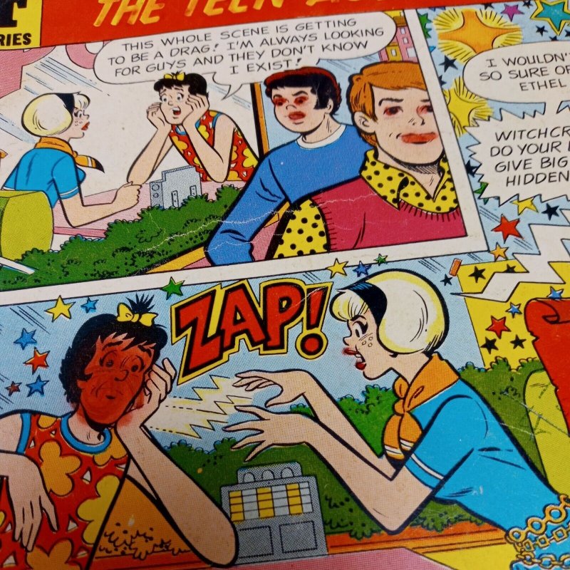 Sabrina The Teen-age Witch 7 archie comics 1972 national diamond insert variant
