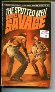 DOC SAVAGE-THE SPOTTED MEN-#87-ROBESON-G-BORIS VALLEJO-1ST EDITION G