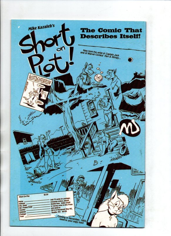 Wild Kingdom #2 - furry/anthropomorphic - Mu Press - 1993 - FN