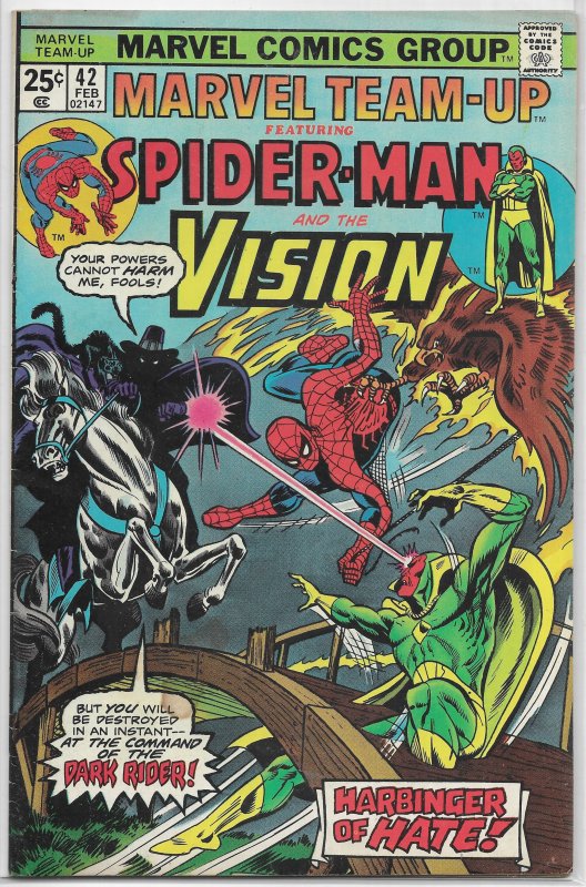 Marvel Team-Up   vol. 1   # 42 GD Spider-Man, Vision