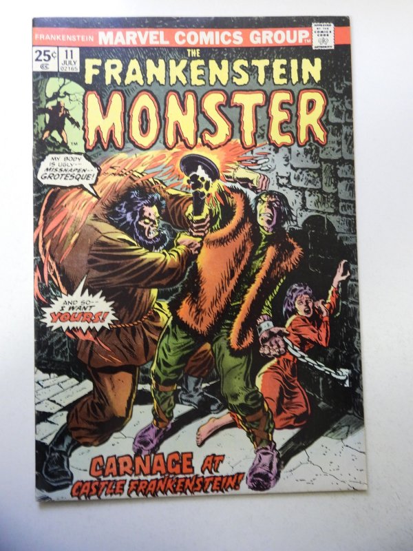 The Frankenstein Monster #11 (1974) FN Condition MVS Intact