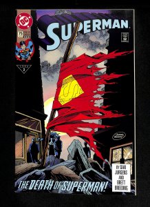 Superman (1987) #75 Death of Superman!