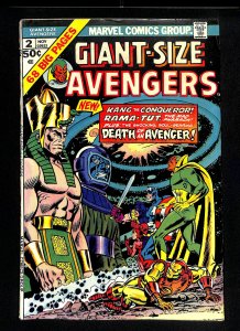 Giant-Size Avengers #2 Death of Swordsman!