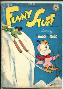 Funny Stuff #31 1948-DC Comics-Dodo & The Frog-skiing cover-GOOD