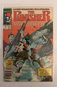 The Punisher War Journal #7 NEWSSTAND EDITION *1st Team-up- Punisher & Wolverine