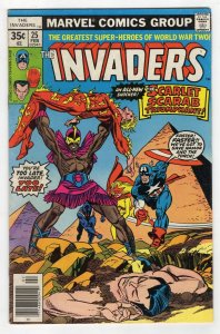 Invaders #25 VINTAGE 1978 Marvel Comics 2nd Scarlet Scarab