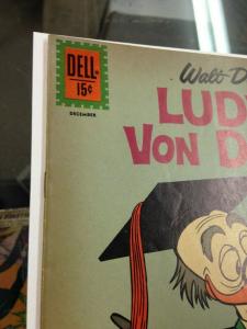 Ludwig Von Drake 1  VG/VG+  (Nov. 1961)