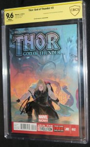 Thor: God of Thunder #2 - Jason Aaron - CBCS Witnessed Signature 9.6 - 2013