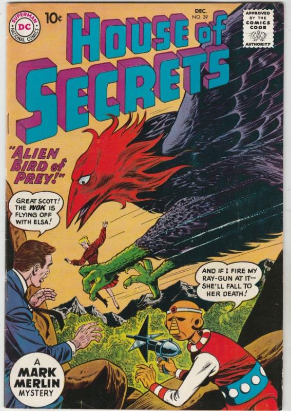 House of Secrets #39 (Dec-60) VF+ High-Grade Mark Merlin