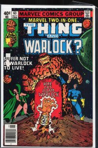 Marvel Two-in-One #63 (1980) Warlock