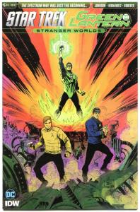 STAR TREK GREEN LANTERN #5 C, NM, Spock, Kirk, War, 2016,Variant,Stranger Worlds