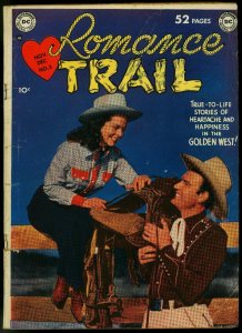 Romance Trail #3 1949- DC Western Photo cover Golden Age VG