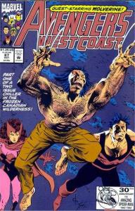 Avengers West Coast #87, NM- (Stock photo)